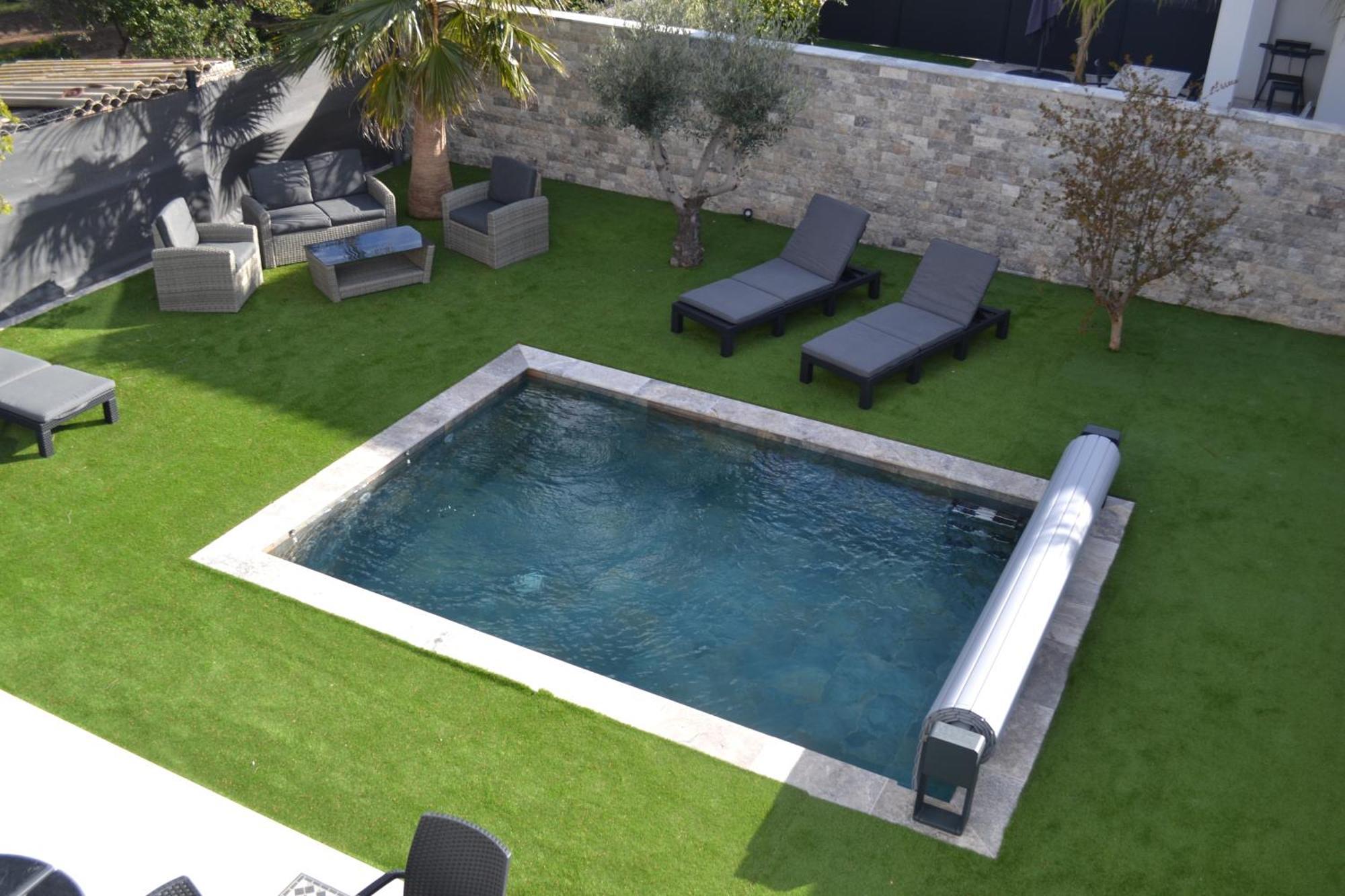 Etoile Du Berger Saint Aygulf 3 Villas Et 4 Appartements Jardin Individuel Et Piscine Chauffee En Saison - La Mer Et Les Plages 450 M Ngoại thất bức ảnh
