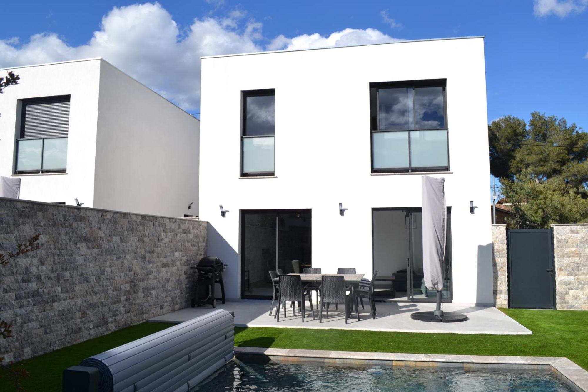 Etoile Du Berger Saint Aygulf 3 Villas Et 4 Appartements Jardin Individuel Et Piscine Chauffee En Saison - La Mer Et Les Plages 450 M Ngoại thất bức ảnh