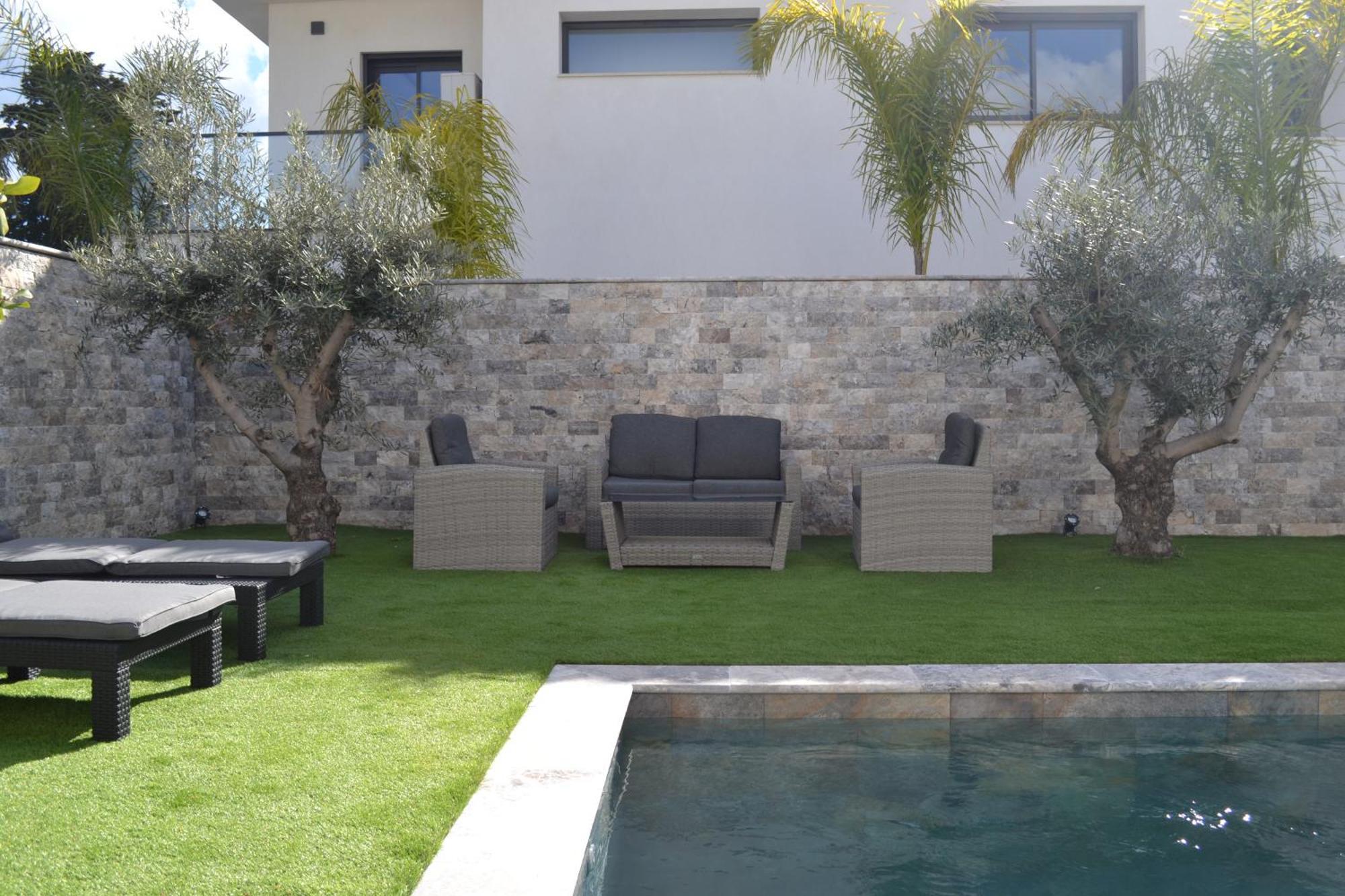 Etoile Du Berger Saint Aygulf 3 Villas Et 4 Appartements Jardin Individuel Et Piscine Chauffee En Saison - La Mer Et Les Plages 450 M Ngoại thất bức ảnh